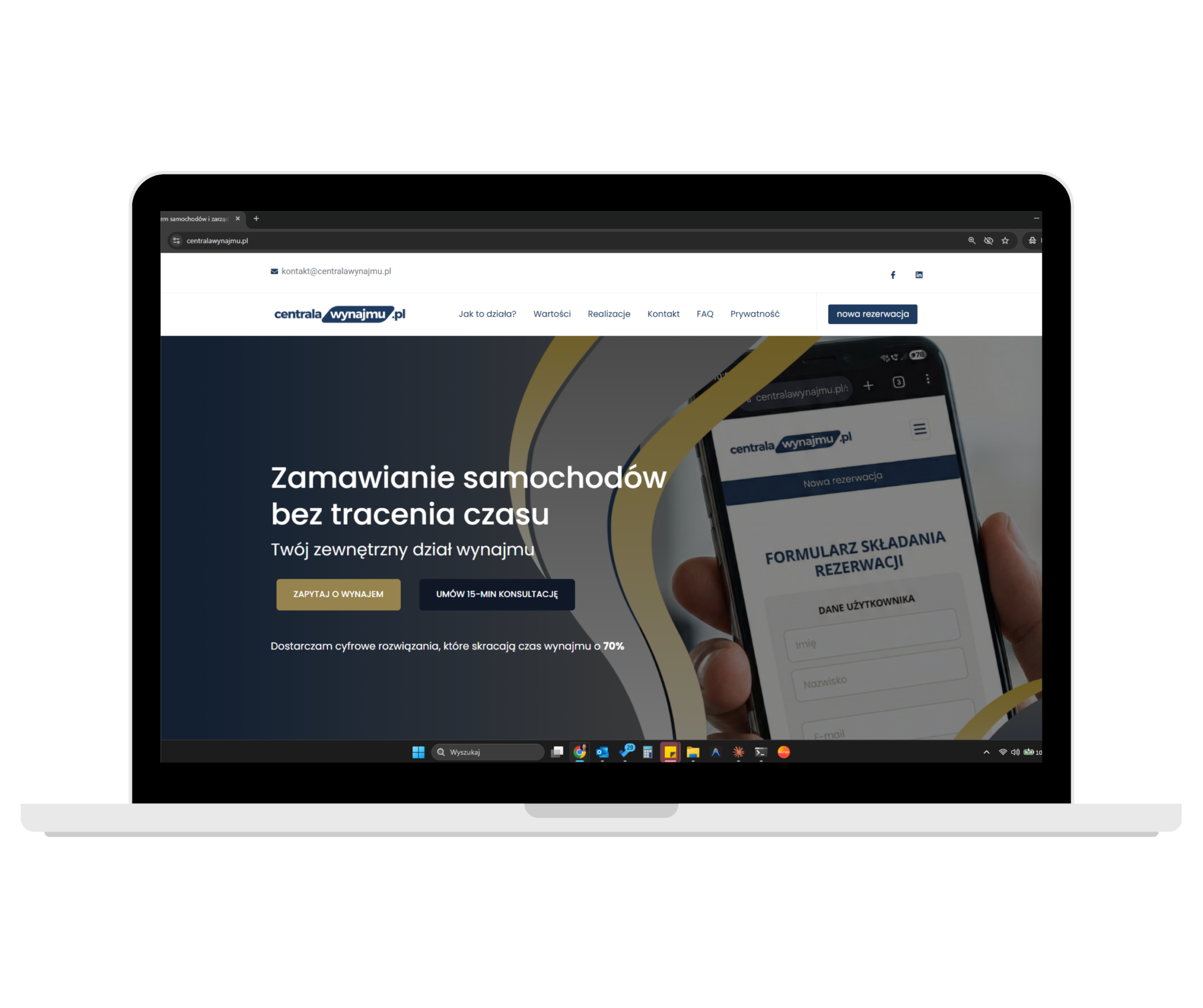 Centrala Wynajmu — zamów auto dla firmy